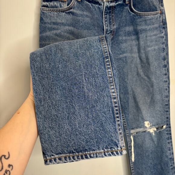 GRLFRND Kate Low Rise Slim Crop Jean in Hidden Hills - Picture 5 of 11